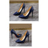 Elegant Plus Size Stiletto Pumps for Women - Pointed Toe Party Shoes